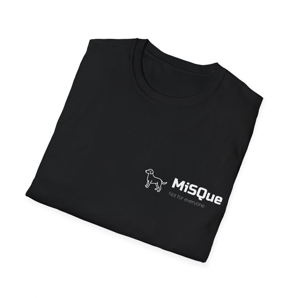 MiSQue Minimal Dog Logo T-Shirt (Black)