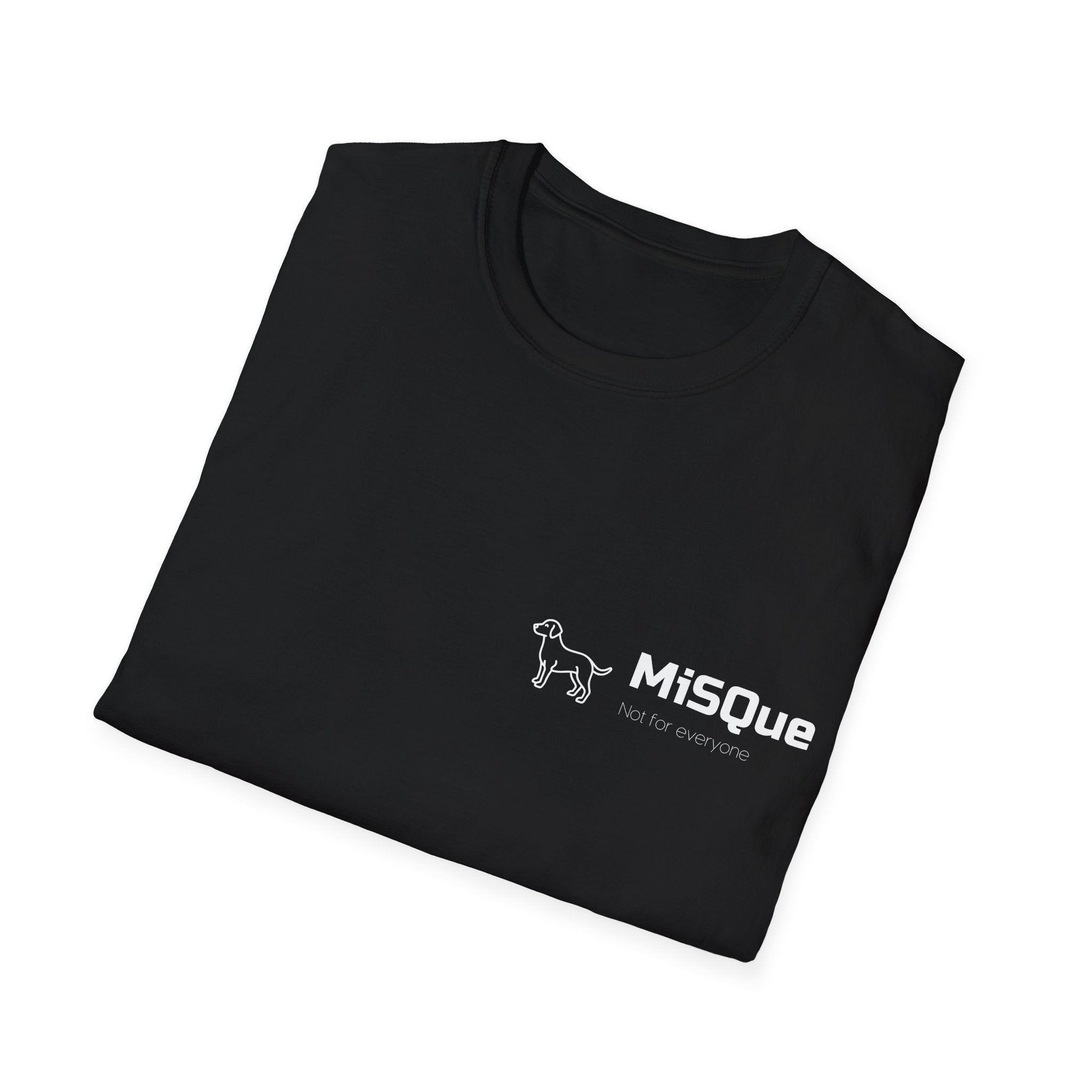 MiSQue Minimal Dog Logo T-Shirt (Black)