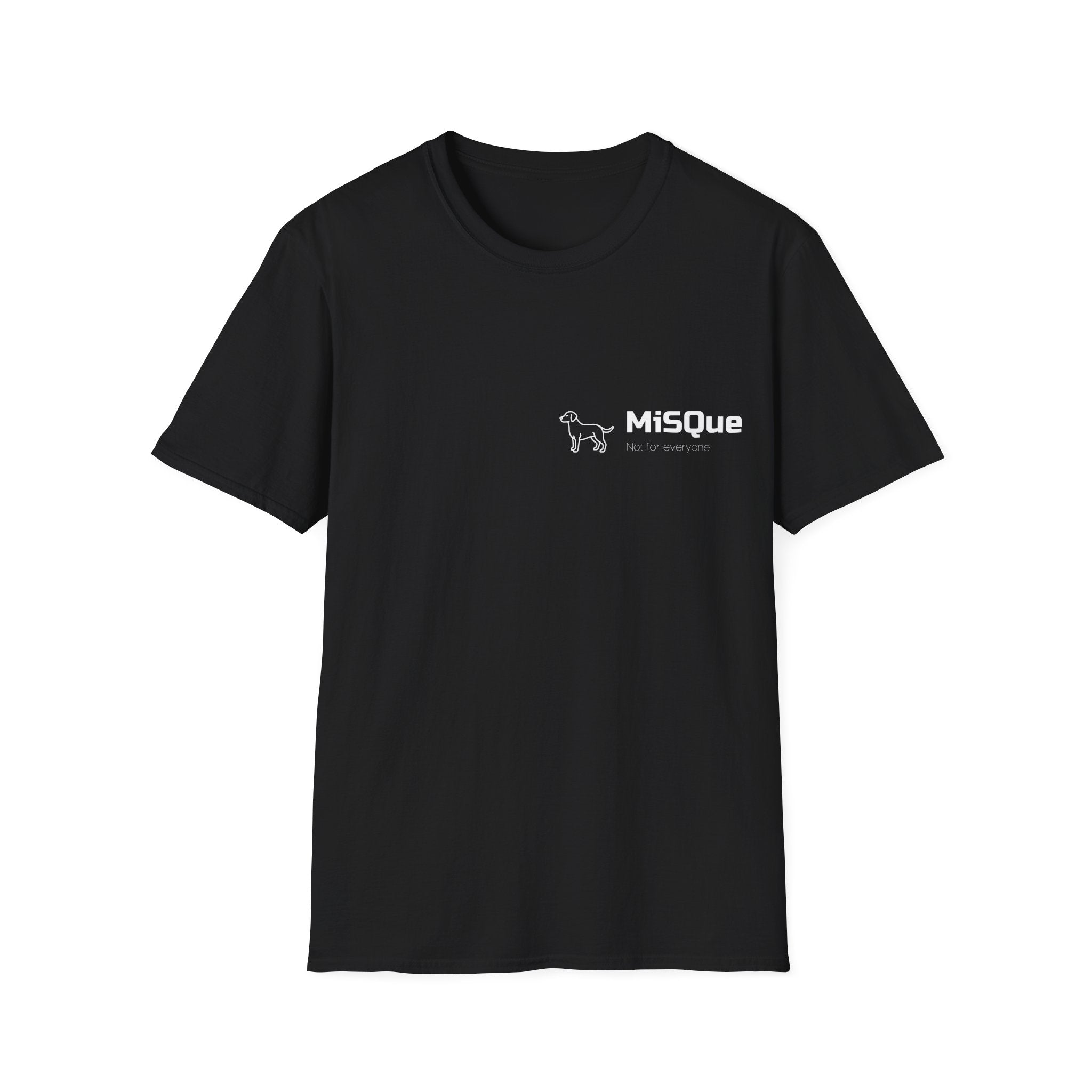 MiSQue Minimal Dog Logo T-Shirt (Black)